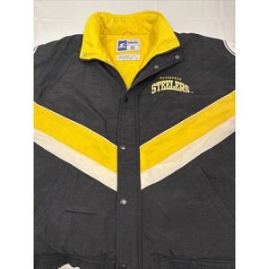 Starter Pittsburgh Steelers‎ JACKET Full Zip Puffer Jacket Men L Mint Cond. VTG